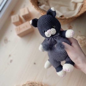 kitten Crochet Pattern PDF | Amigurumi Plush Toy | Cute DIY Animal Gift | Multi-language Crochet Tutorial image 8