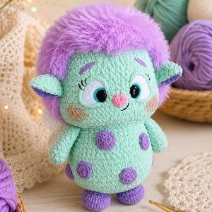 Bibble Crochet Pattern PDF | Amigurumi Plush Toy | Cute DIY Gift | English Crochet Tutorial
