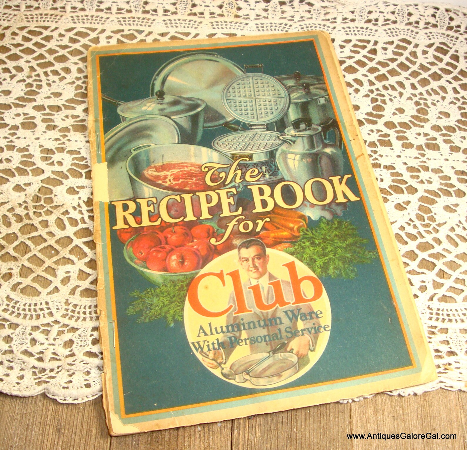 Vintage Antique Recipe Book For Club Aluminum Ware Paper Etsy