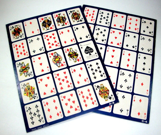 Po Ke No Cards Game Cards Set 1 244 10 Etsy