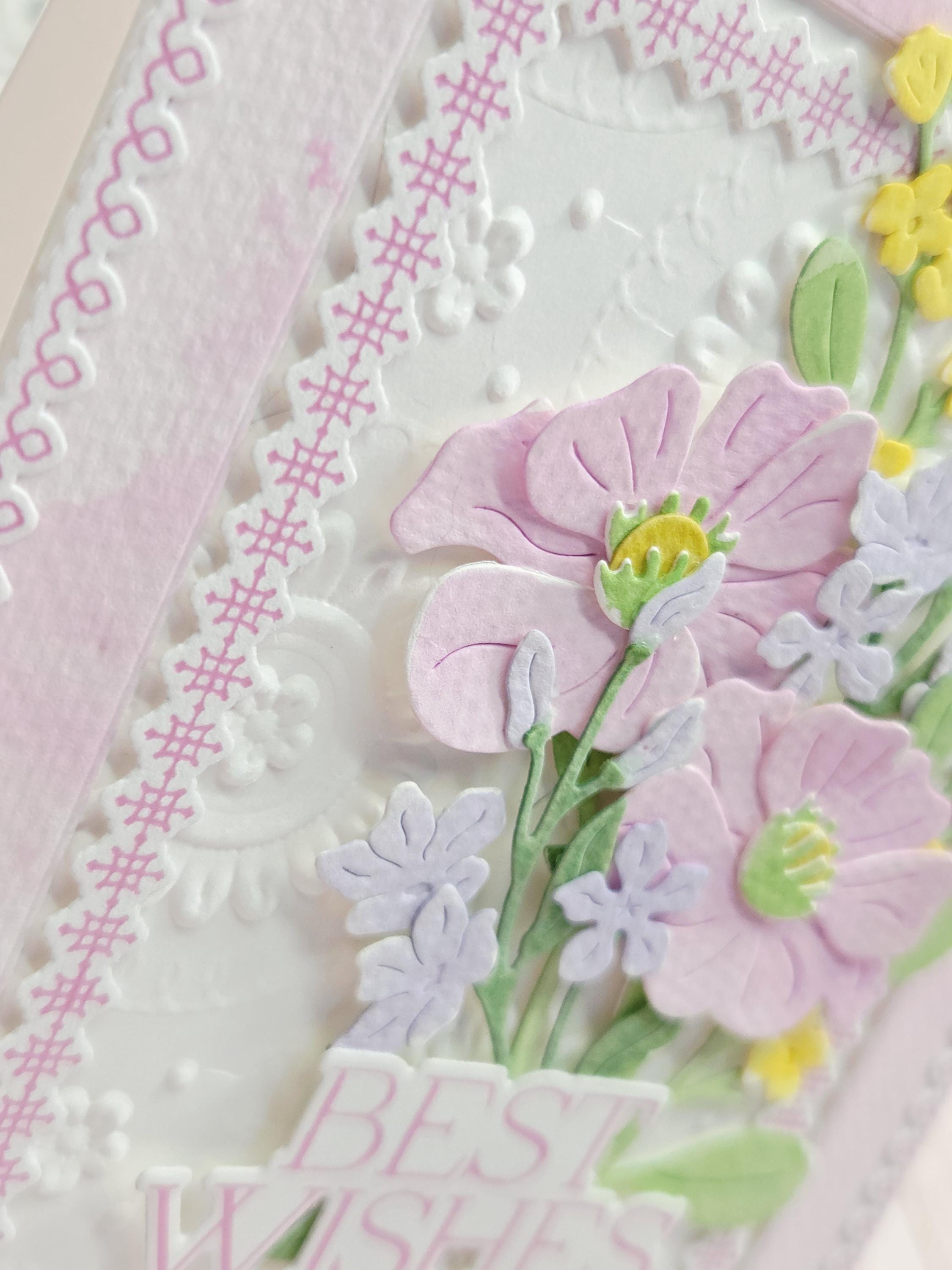 Handmade Floral Birthday Card: Watercolor Wishes Keepsake - Etsy