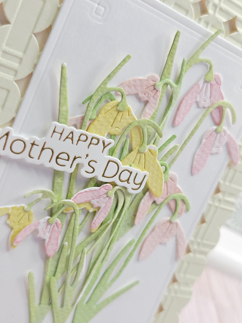 Watercolor Bouquet Mother's Day Card – Handmade Floral Paper Art, Hand ...