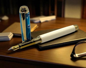 Omas de Milano Soft White Füllfederhalter