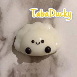 Squishy Cute Dumpling | Taba Squishy | Stress-Reliever Toy | Sensory Toy | Handmade | Fidget Toy | Cute Gift