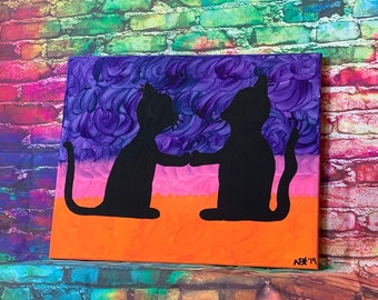 Kitty Best Friends 16x20