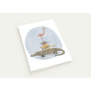 Florida Greetings: Lustiges Alligator & Friends Card Pack - Perfekt für jeden Anlass