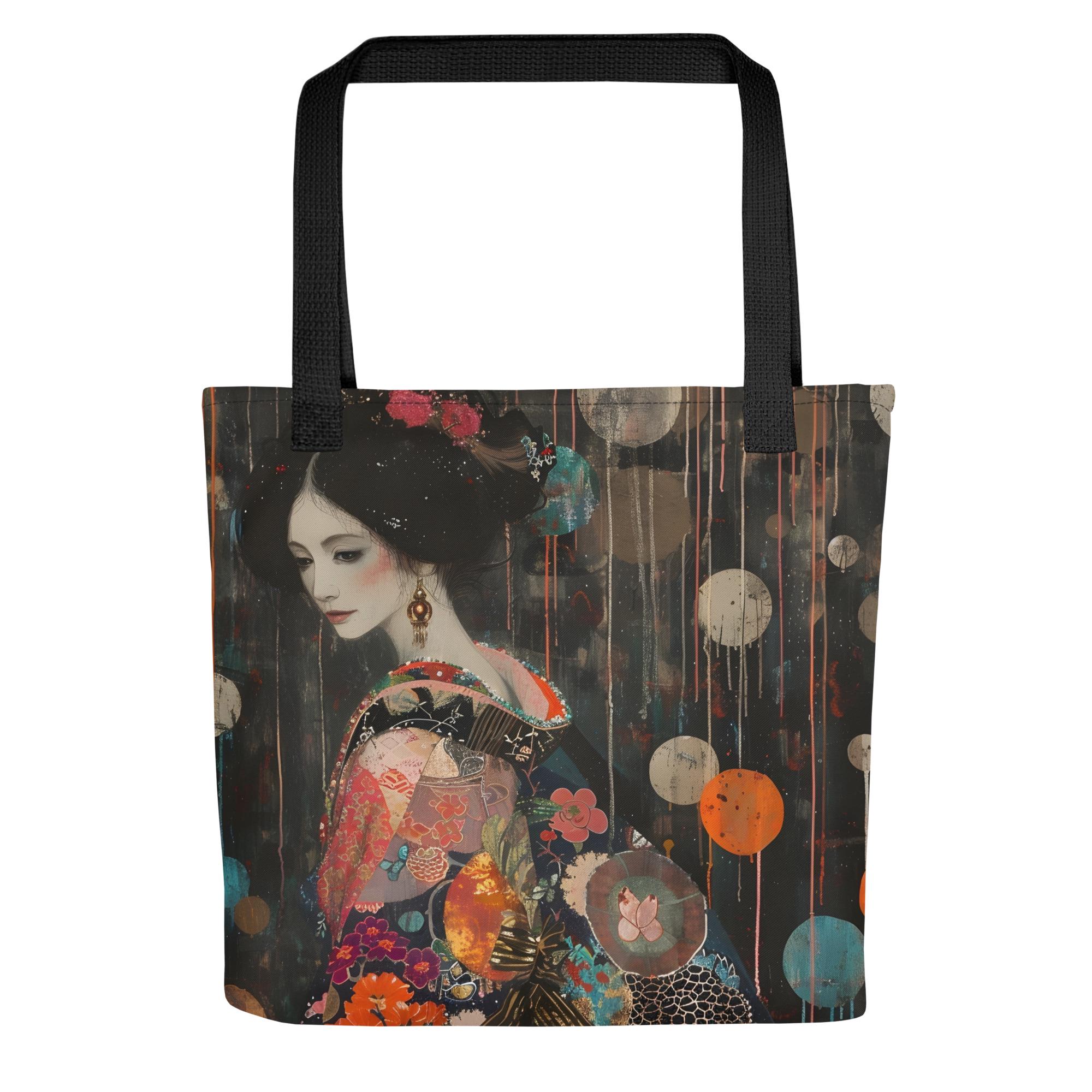 トートバッグ - グスタフ・クリムト風の着物を着た憂鬱な女性 - Etsy 日本