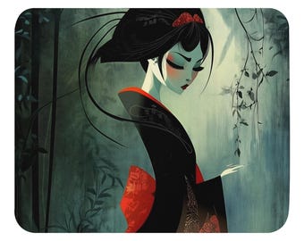 Mouse pad - Anime Asian Gothic Girl