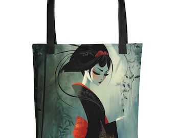Tote bag - Anime Asian Gothic Girl