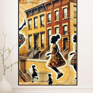 Black Girls Jump Rope Print - Etsy