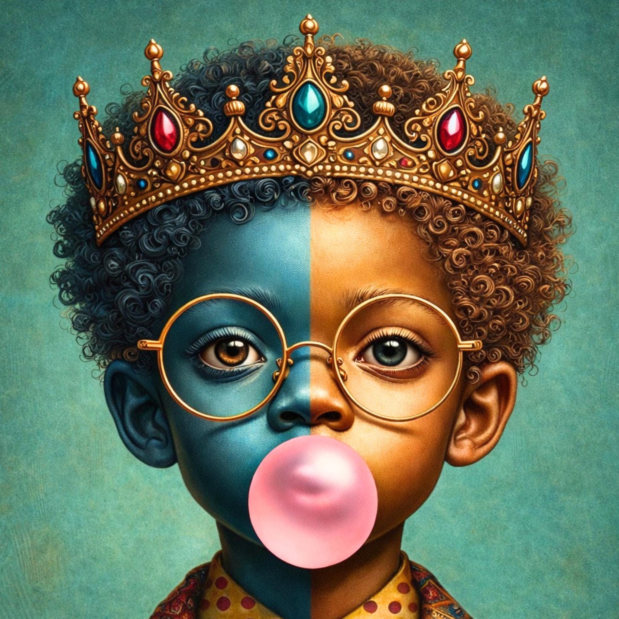 Black Boy Wall Art – King Kids Room Decor Printable - Etsy
