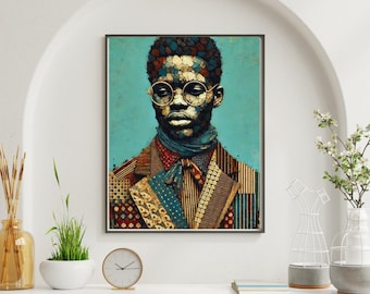 Black Man Afrocentric Art