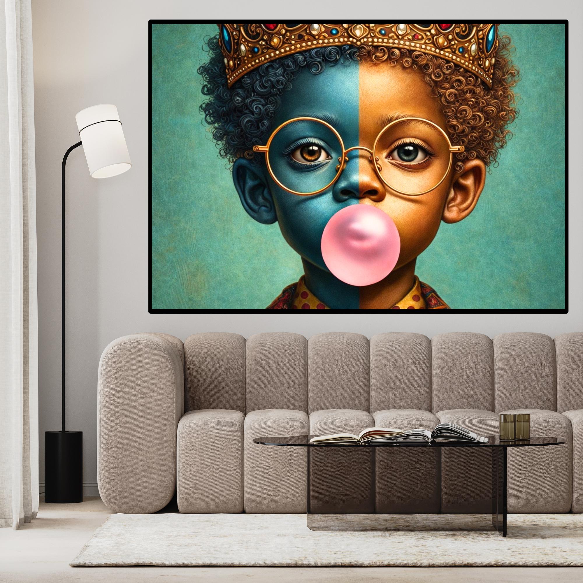 Black Boy Wall Art – King Kids Room Decor Printable - Etsy