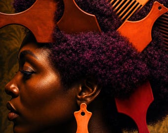 Black Woman Wall Art – Afro Pride Printable