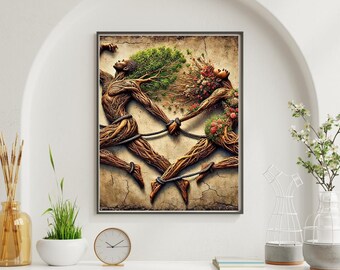 Black Couple Wall Art – African American Love Print