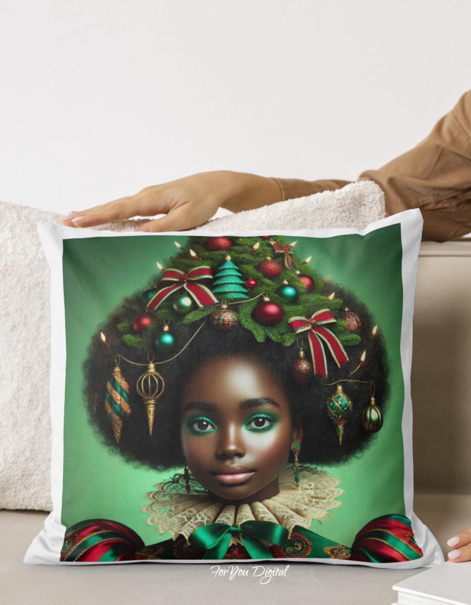 Christmas Holiday Art for Living Room African American Christmas