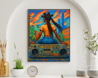 Afrocentric Wall Art – Boombox Beauty