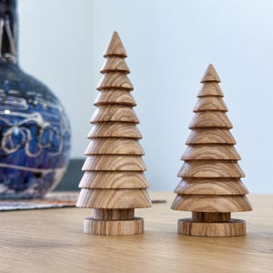 新品　英国「Elizabeth Harbour」Christmas Tree' Christmas Tree – wooden mantle ornament