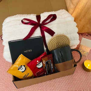 Thank You Gift Box For Men and Women, Corporate Gifting, Hygge Gift Box, Employee Appreciation gift, Birthday Gift Basket for Dad, Friend