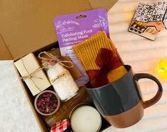 Man Cave Comfort Box | Men’s Snack & Relaxation Gift Set | Birthday, Get Well Soon, Thank You, Thinking of You Gift for Him