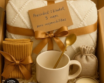 Confezione regalo per il recupero post-operatorio – Pacchetto di pronta guarigione per lei / Comfort post-operatorio / Regalo per sentirsi meglio / Cesto per la cura di sé