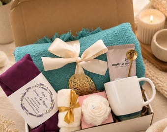 Cancer Care Package for Women | Chemo Gift Basket | Thinking of You Gift | Get Well Soon Gift Box | Breast Cancer Support | Self Care Gift