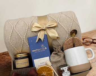 Post-Chirurgie-Wiederherstellungsgeschenk für Männer | Gute Besserung Pflegepaket | Comfort Box mit Tasse, Socken, Tee & Snacks | Post-Chirurgie-Geschenkkorb