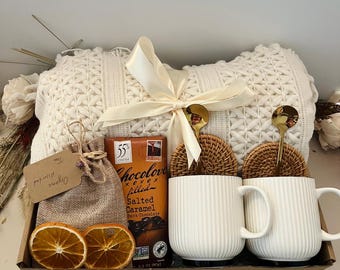 Caja de regalo para nueva casa de agente inmobiliario: regalo acogedor personalizado para nuevos propietarios - Caja de regalo para la familia