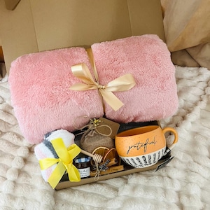 Care Package for Her, Birthday Gift Basket, Get Well Soon Gift, Gift Box for Women, Hygge Gift Box, Thinking of You Gift, Self Care Package