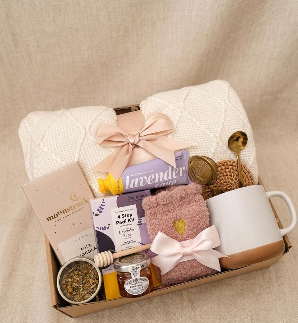 Surgery Recovery Gift, Get Well Soon Basket, Gifts for Her, Care