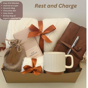 Pregnancy Pamper Box – Self Care Gift for Mom to Be | Relaxation & Comfort Gift Set with Blanket, Candle and Treats image 4