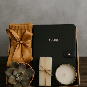 Caixa de presente para spa masculino – Pacote de cuidados relaxantes, presente de autocuidado para ele, presente de aniversário ou de melhoras