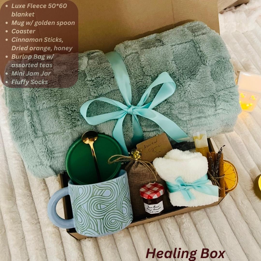 Hug in A Box, Thinking of You Box, Encouragement Gift, Hygge Gift Box ...