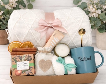 Retirement Gift Box for Women: Cozy Care Package