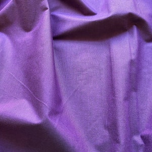 Peppered Cotton Quilting Fabric Aubergine Purple Shot Cotton