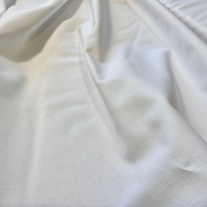Peppered Cotton Quilting Fabric White Shot Cotton