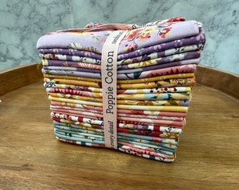 Poppie Cotton Nature Sings Fat Quarter-bundel