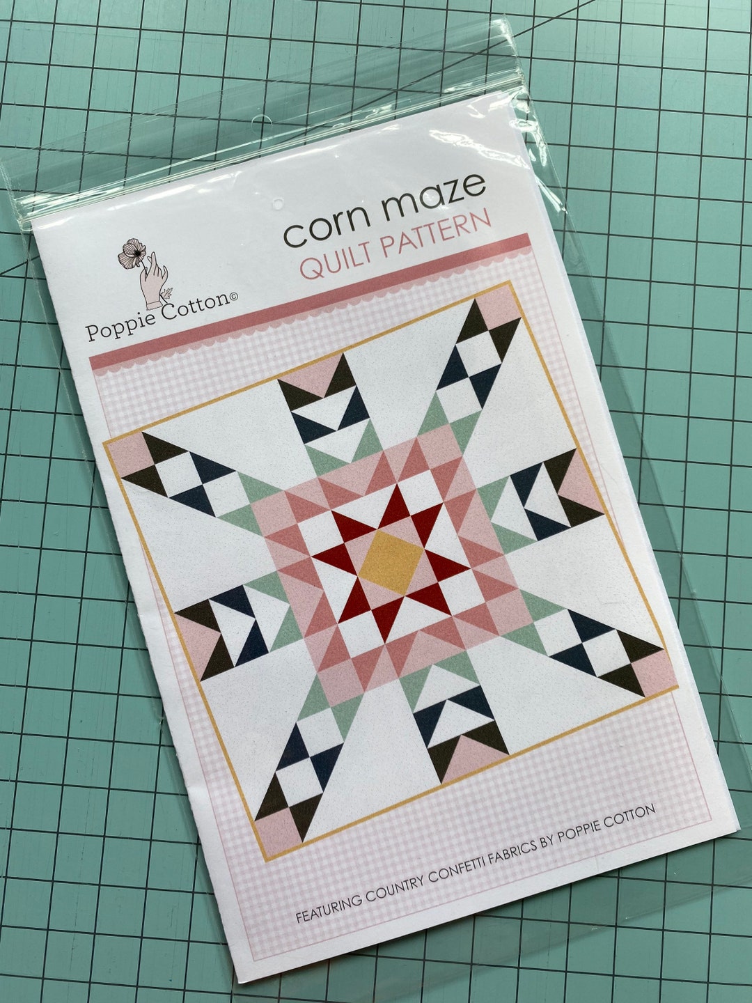 Quilt Pattern Corn Maze by Poppie Cotton - Etsy