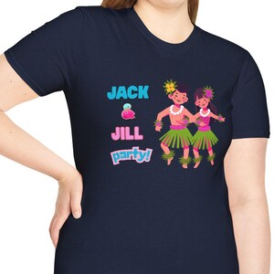 Jack and Jill Hula Shirt, Tropical Wedding Luau Party Tee, Bride Groom Shirt, Groomsmen Shirt, Bachelorette Bachelor Party Shirt,Beach Shirt