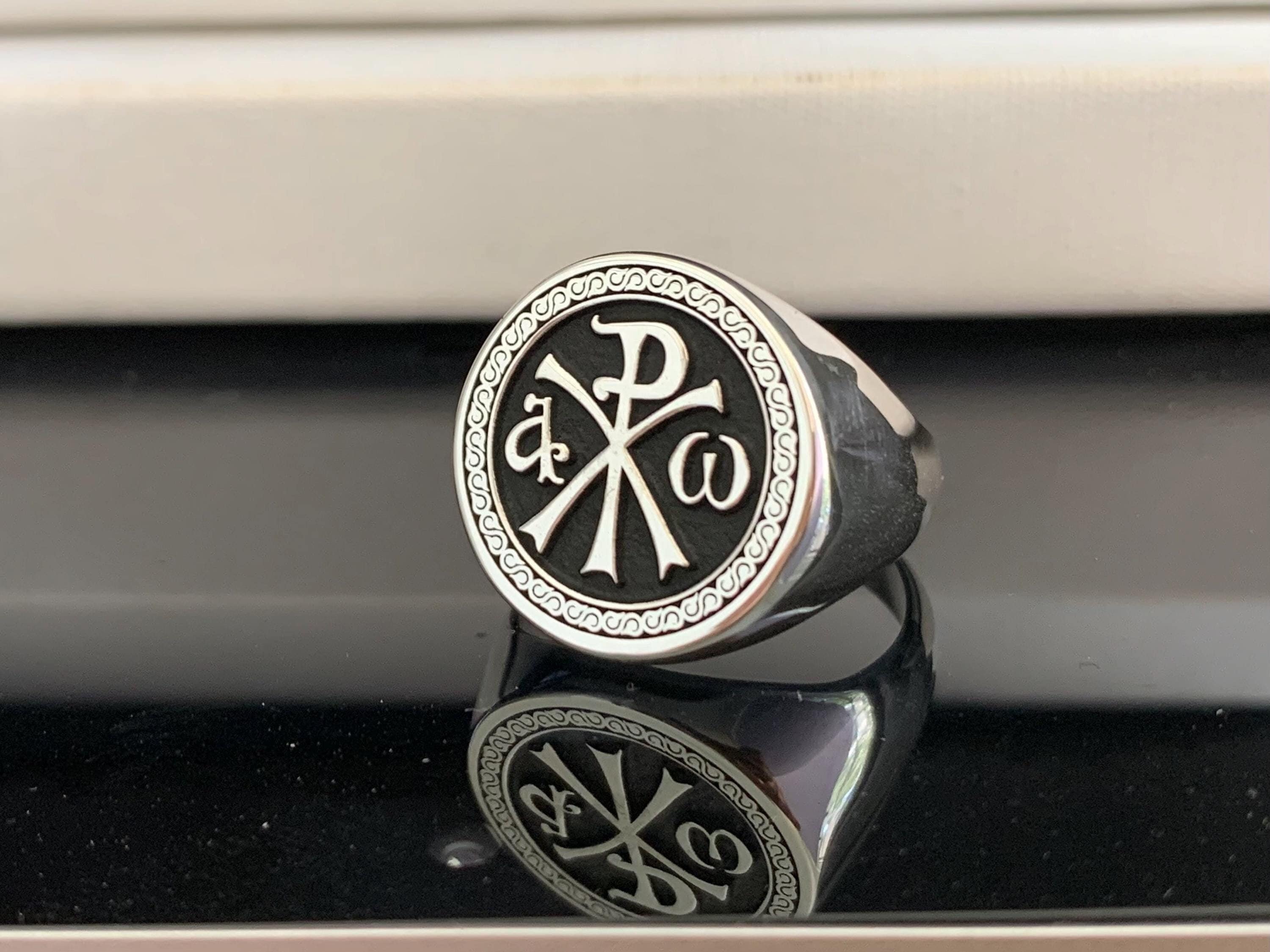 Alfa Omega Ring