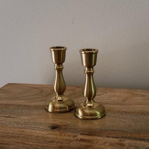 Vintage Gold Candlesticks | vintage home decor, candleholders, classic home decor, wedding decor