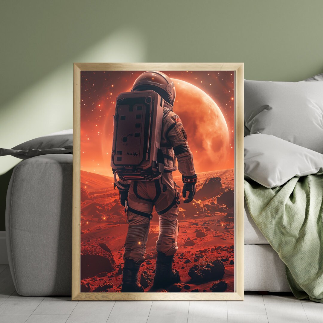 Infinity Explorers Print - SPACEMAN PRINTABLE Wall Art - Digital ...