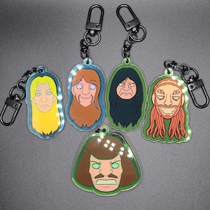 FANMADE 2in Metalocalypse Dethklok Dethlights Keychains