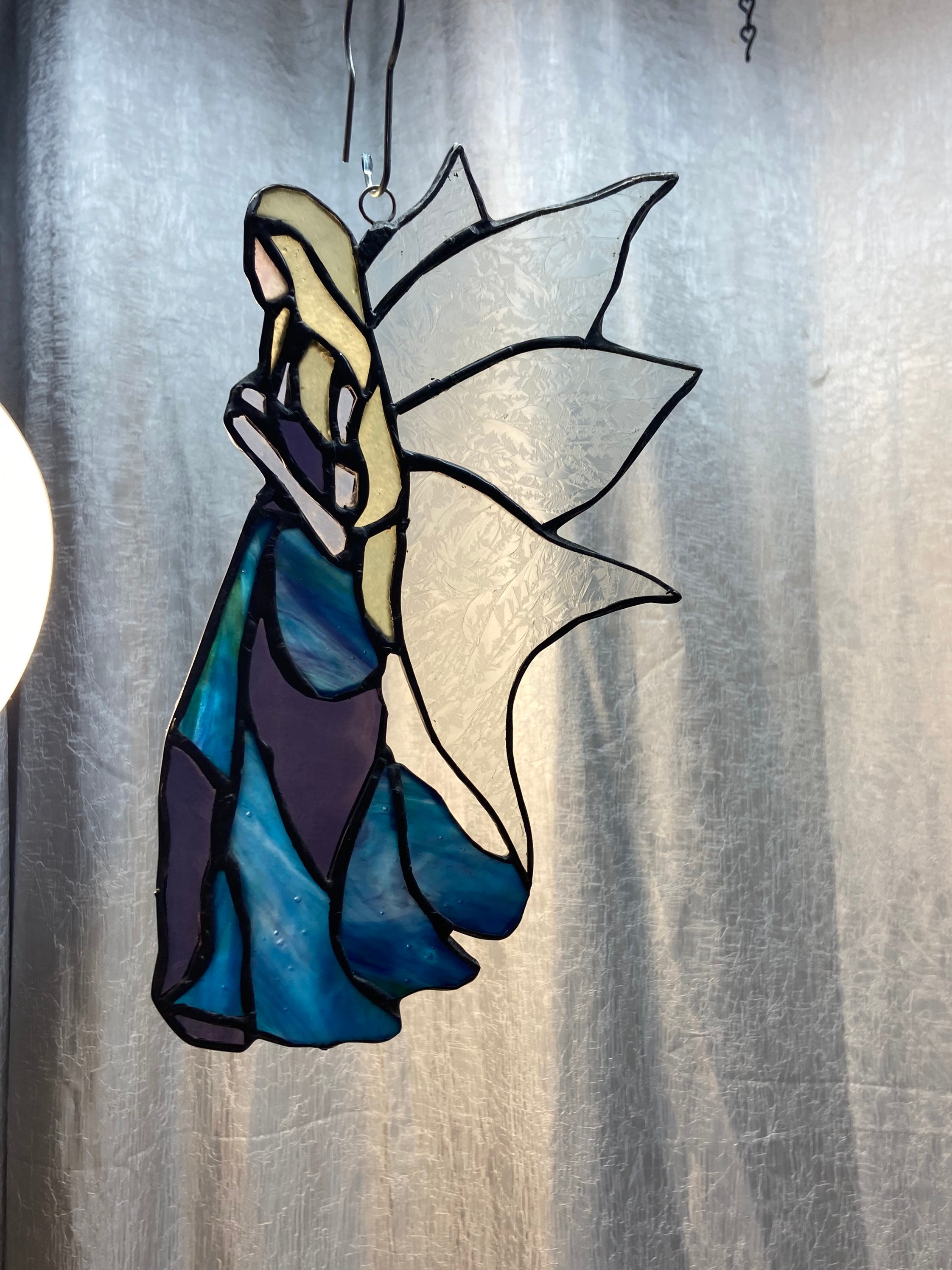 Fairie Fairy Vixen Angel Stained Glass Medieval Renaissance Etsy