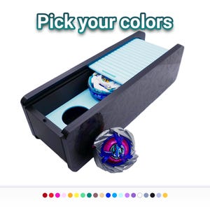 Beyblade X Garage Style Deckbox - The perfect deck box solution to carry your Beyblades to your next tournament ready to battle the blade