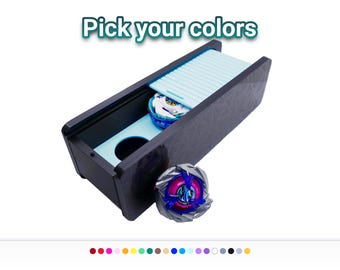 Coffre de pont Beyblade X de style garage - La solution de coffre de pont parfaite pour transporter vos Beyblades jusqu'à votre prochain tournoi, prête à en découdre