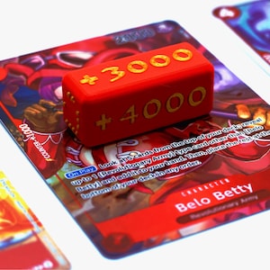 Attack Increase/Decrease Markers (Set of 6) - Used for One Piece, Yugioh, Dragonball, Gundam, Digimon, Union Arena, table top games and more image 4