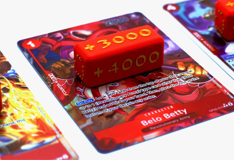 Attack Increase/Decrease Markers (Set of 6) - Used for One Piece, Yugioh, Dragonball, Gundam, Digimon, Union Arena, table top games and more image 4