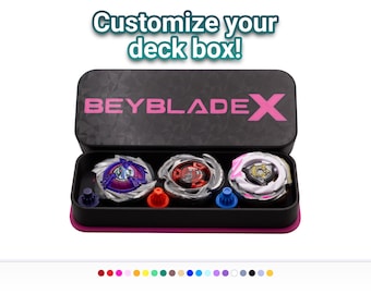 Pocket Mini Deck Box for Beyblade X - The absolute smallest deck box solution to carry your Beyblades to the next tournament