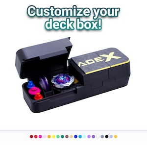 Caja para mazos Slam Shell EX para Beyblade X: la solución de almacenamiento completa para llevar todo lo que necesitas a tu próximo torneo.